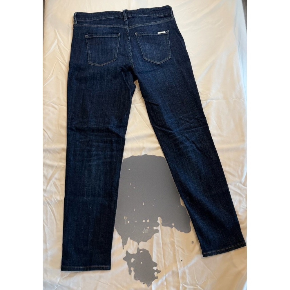 White House Black Market Girlfriend Jeans Blue Mid-Rise sz4 Cotton blend stretch - Picture 9 of 15